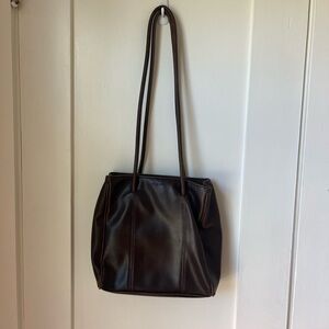 Nine Weat Classic Brown Leather Tote Bag